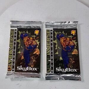 Vintage SkyBox Ultraverse Comic Cards Pack Of 8 Collectible Trading Cards 2 Pack